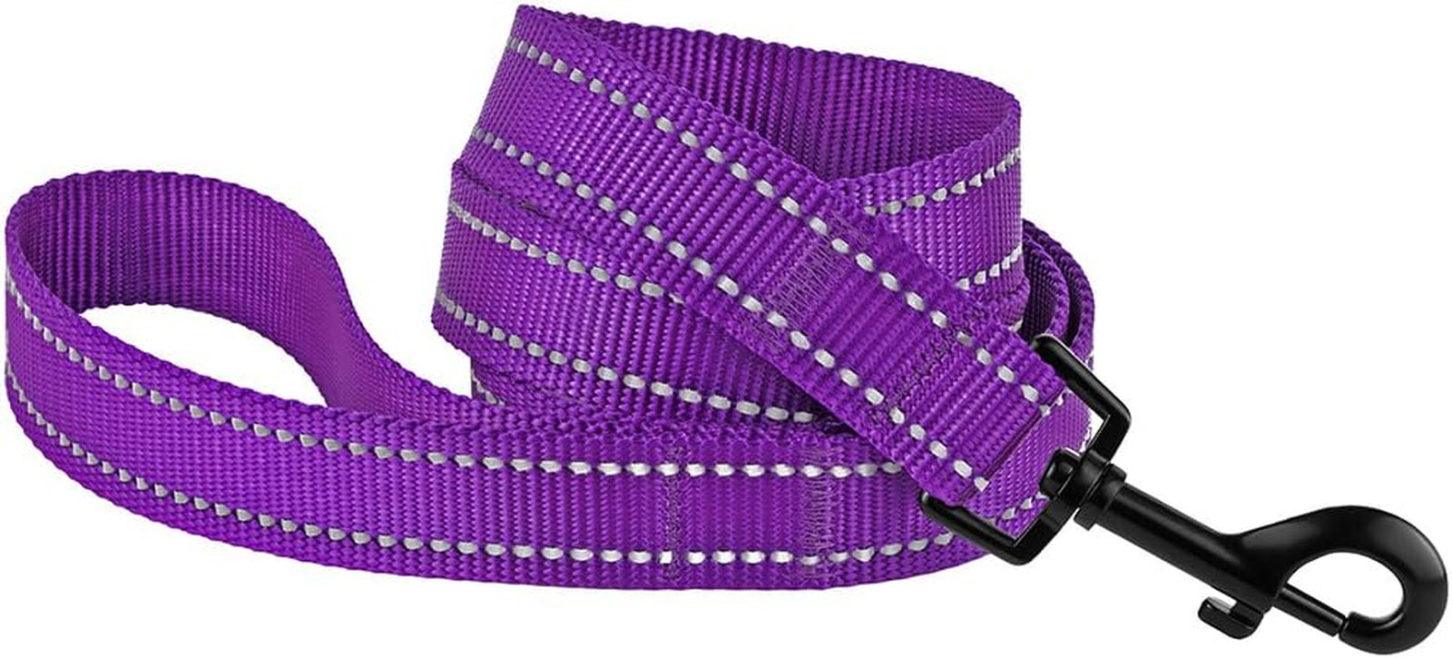 Nylon Dog Leash 5Ft for Daily Outdoor Walking Running Training Heavy Duty Reflective Pet Leashes for Large, Medium & Small Dogs