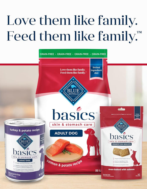 Load image into Gallery viewer, Basics Grain-Free Dry Dog Food for Adult Dogs, Limited Ingredient Diet, Salmon Recipe, 22-Lb. Bag
