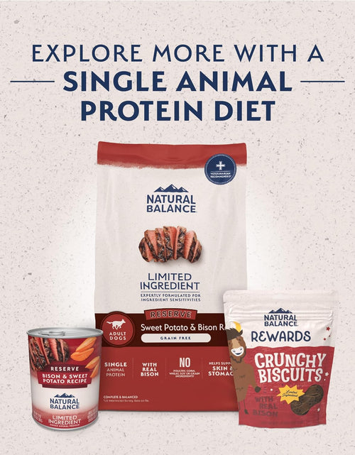 Load image into Gallery viewer, Limited Ingredient Adult Grain-Free Dry Dog Food, Reserve Sweet Potato &amp; Bison Recipe, 4 Pound (Pack of 1)
