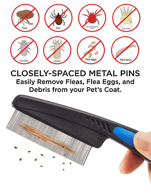 Load image into Gallery viewer, Cat Comb,Pet Comb  Professional Grooming Comb for Dog/Cat/Small Pets(3 Packs)
